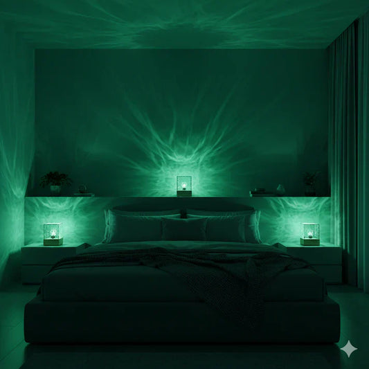 LAMPARÁ DE AURORA BOREAL - Transforma tu espacio en un lugar de ensueño